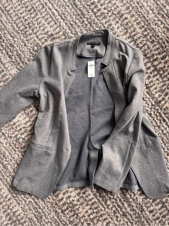 Banana Republic Jackets & Blazers - Banana Republic Gray Open-Front Knit Blazer